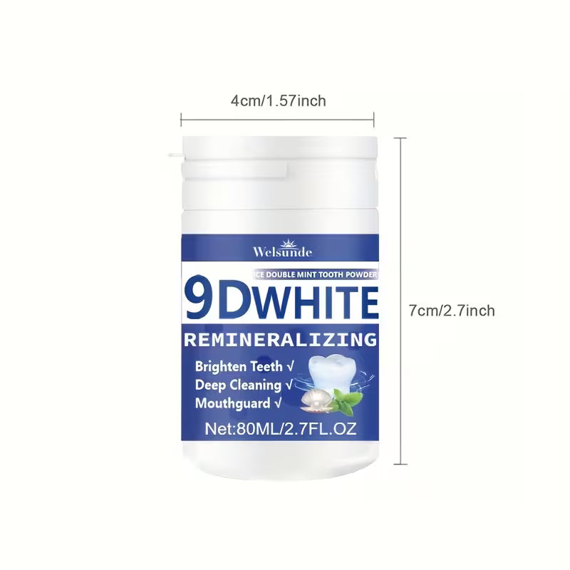 White Remineralizing Hydroxyapatite Tooth Powder