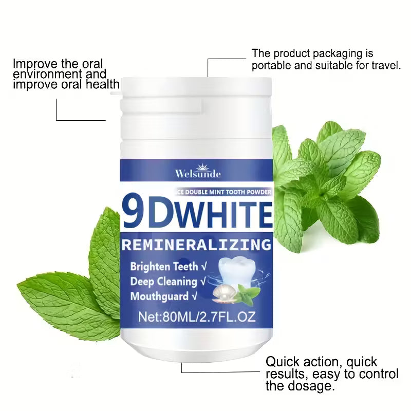 White Remineralizing Hydroxyapatite Tooth Powder