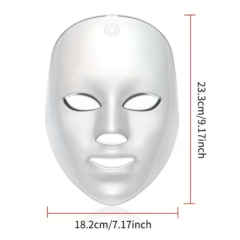 Beauty Tech 7-color Facial Mask Device, Portable Facial Skincare Tool