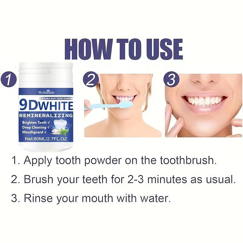 White Remineralizing Hydroxyapatite Tooth Powder