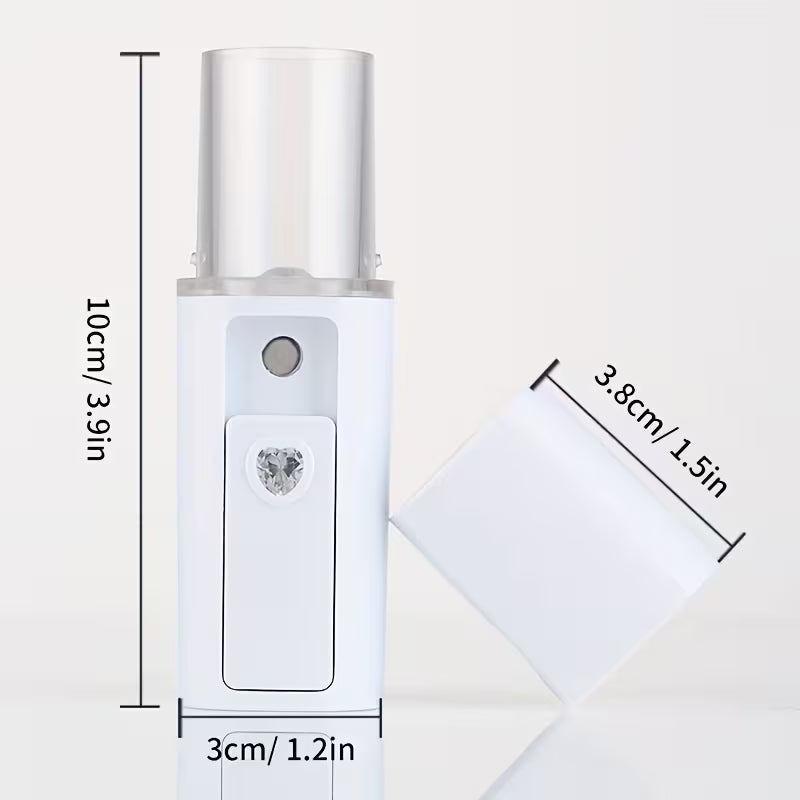 Portable Mini Facial Steamer And Humidifier with Mist Spray for Cleaning Eyelash Extensions The Skin