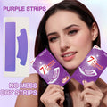 28pcs/14 Pairs of 7D Purple Teeth Strips, for Daily Use And Teeth Cleaning And Brightening During Travel