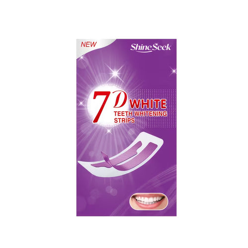 28pcs/14 Pairs of 7D Purple Teeth Strips, for Daily Use And Teeth Cleaning And Brightening During Travel