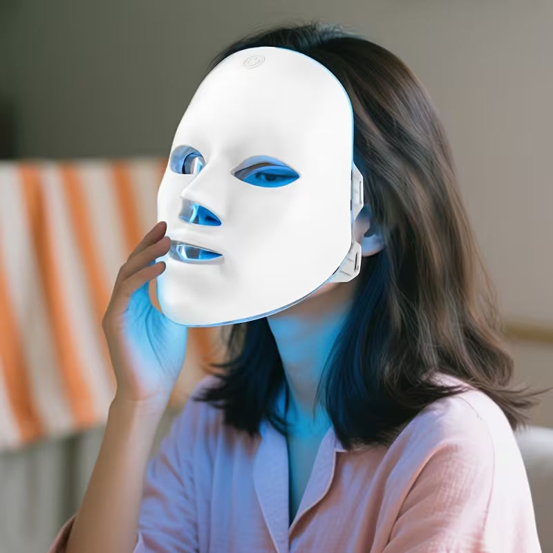Beauty Tech 7-color Facial Mask Device, Portable Facial Skincare Tool