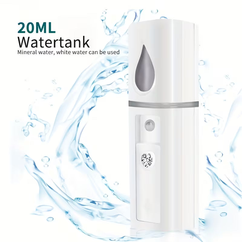 Portable Mini Facial Steamer And Humidifier with Mist Spray for Cleaning Eyelash Extensions The Skin